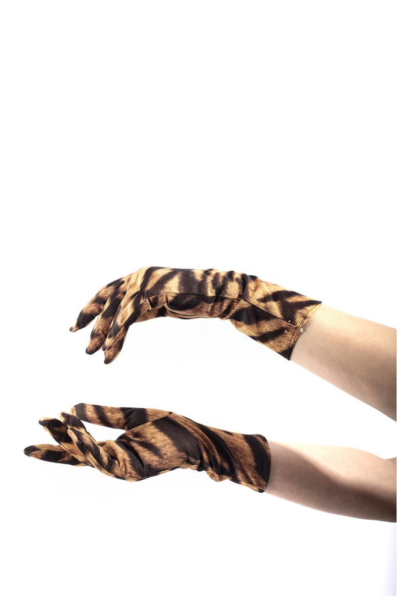 Γάντια από πολυεστέρα τιγρέ