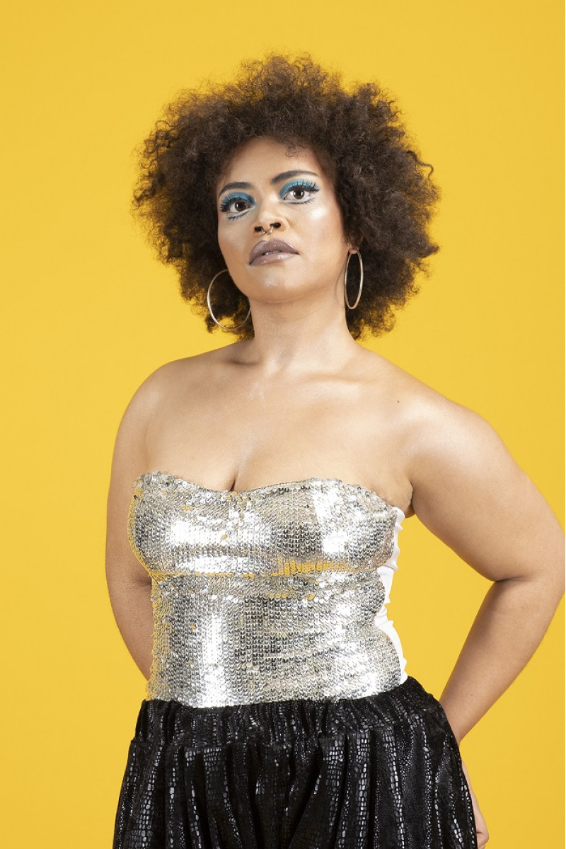 Κορσές σατέν με ασημί παγέτες