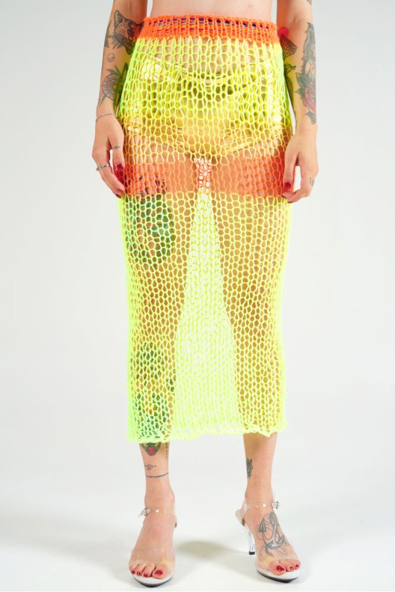 Μάξι φλούο χειροποίητη φούστα