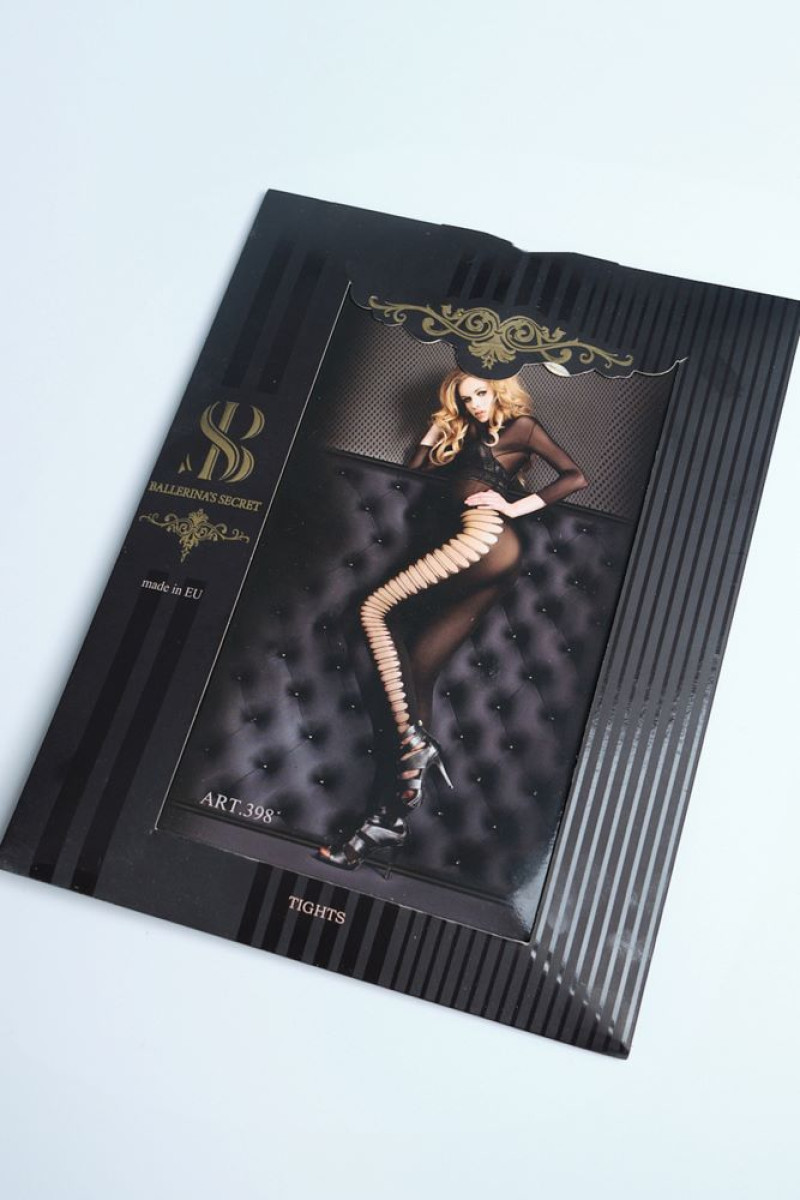 Μαύρο καλσόν με σκισίματα