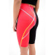 Mid-length lycra bike shorts with print