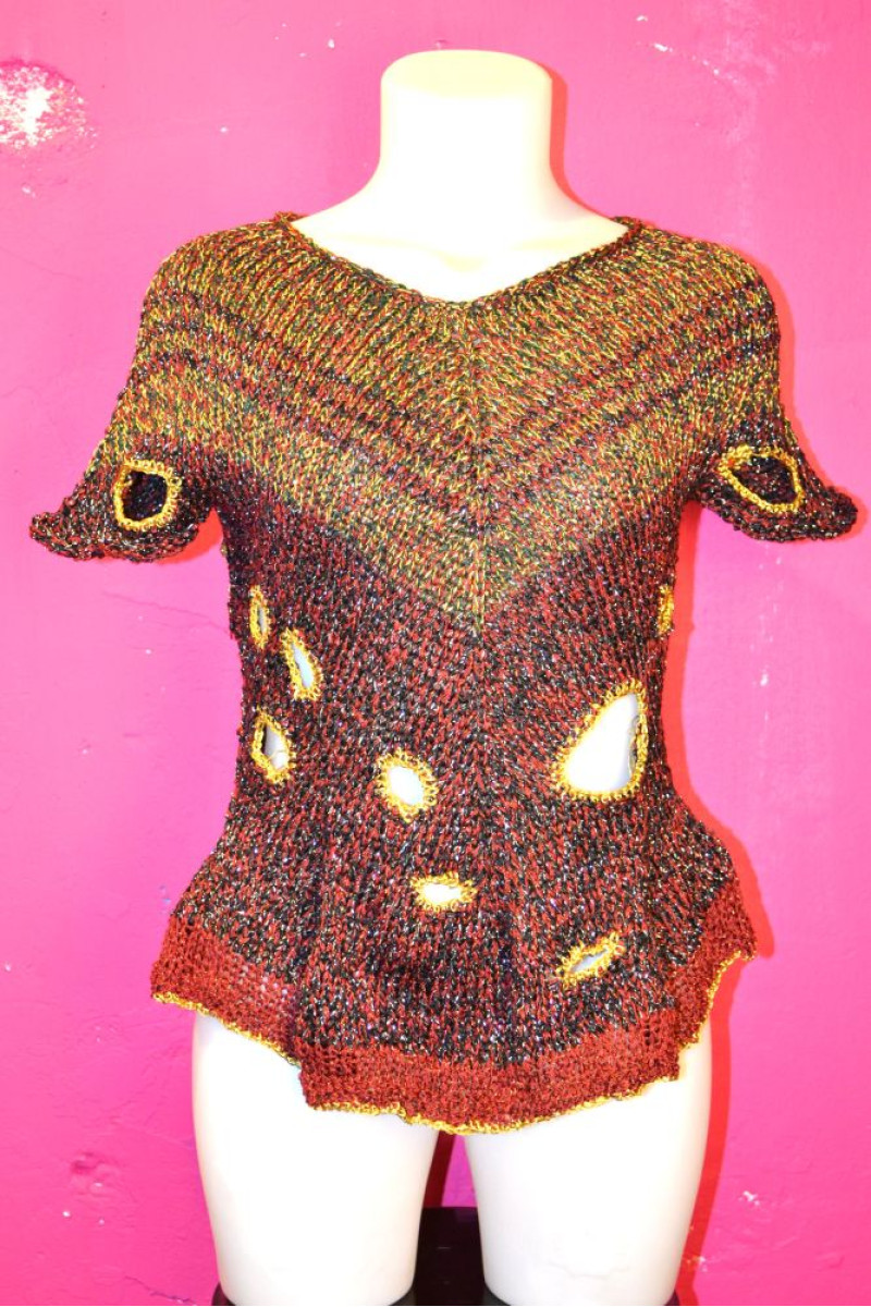 Χειροποίητο κοντομάνικο τοπ