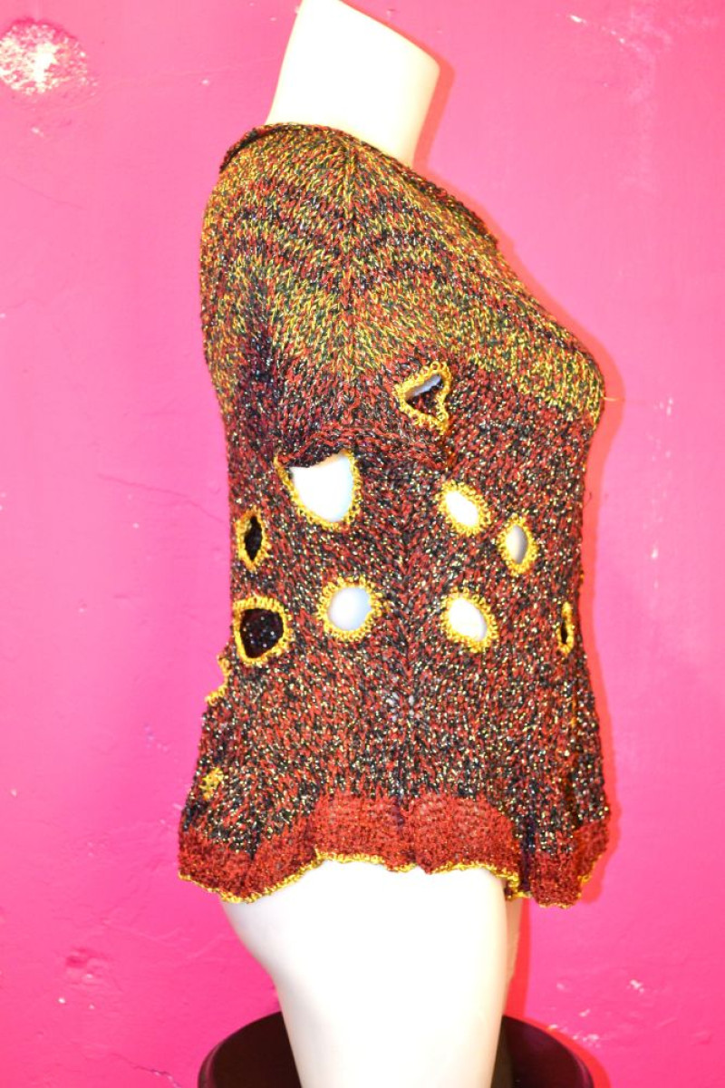 Χειροποίητο κοντομάνικο τοπ