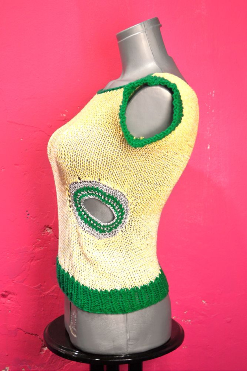 Χειροποίητο κοντομάνικο τοπ