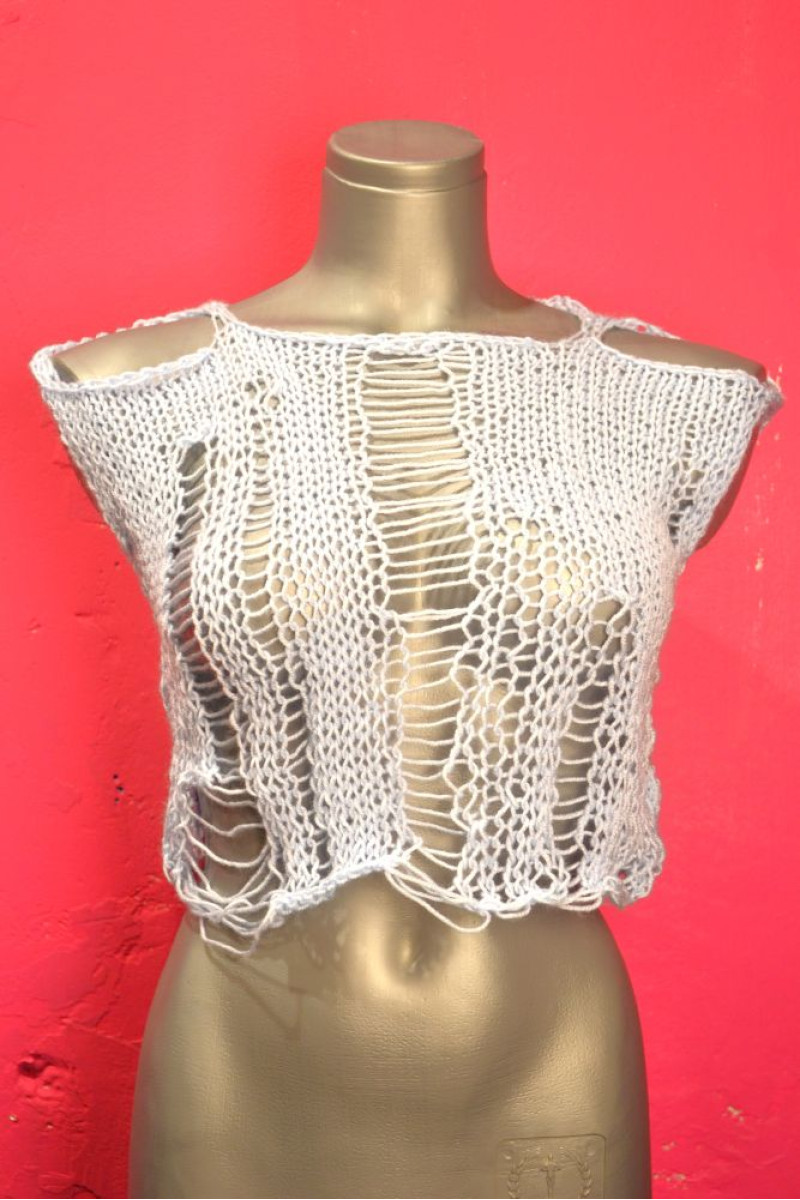 Χειροποίητο κοντό τοπ