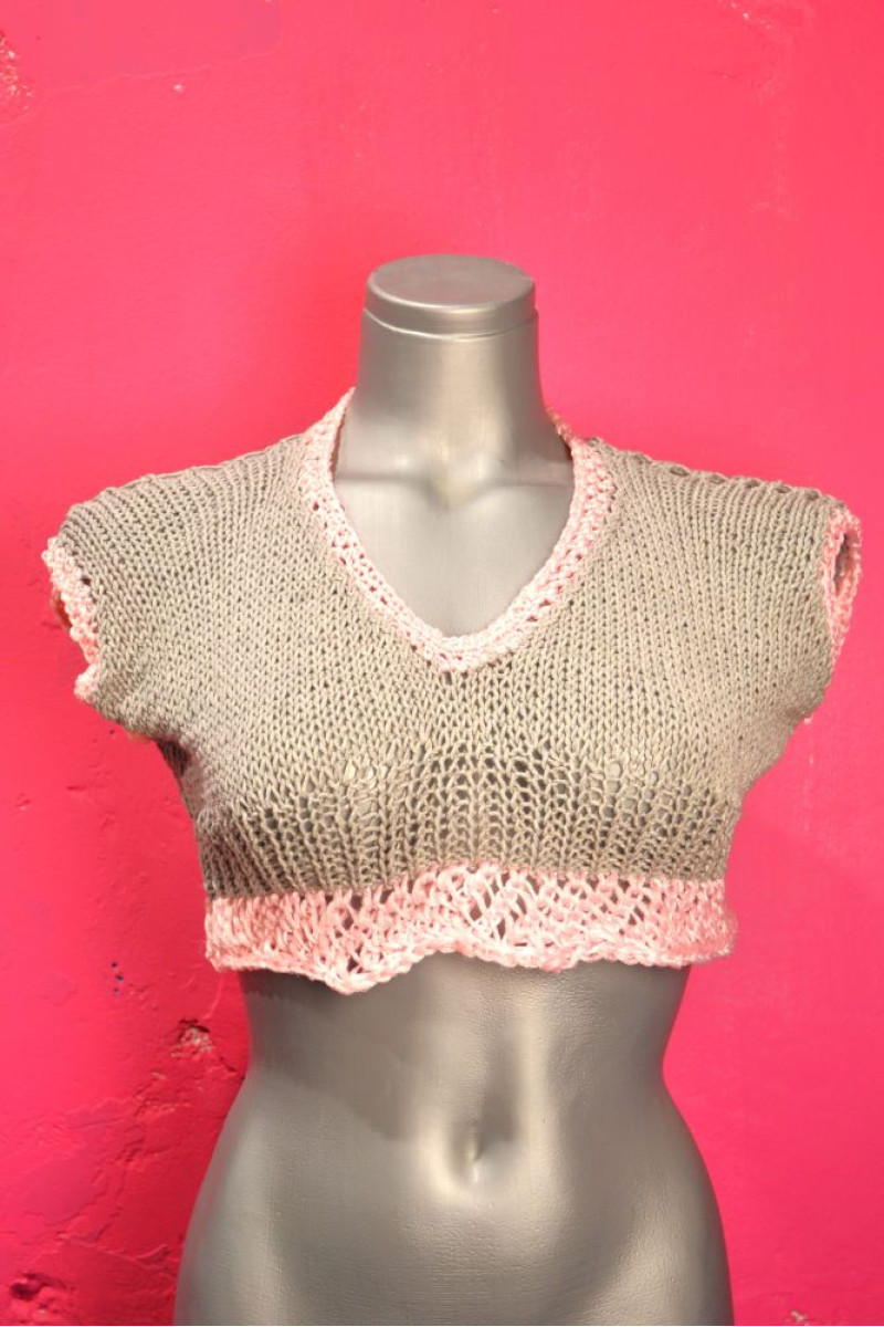 Χειροποίητο κοντό τοπ