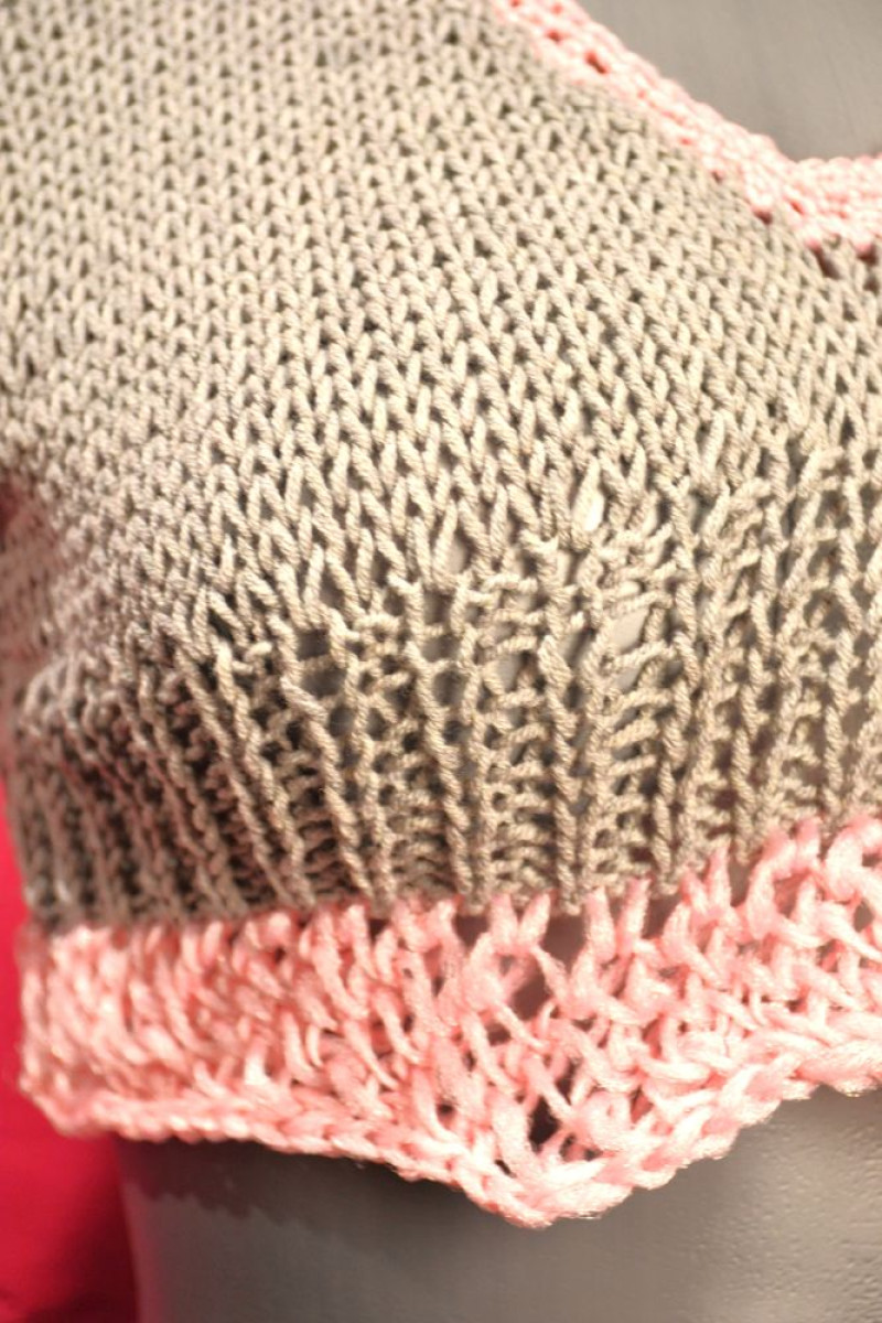 Χειροποίητο κοντό τοπ