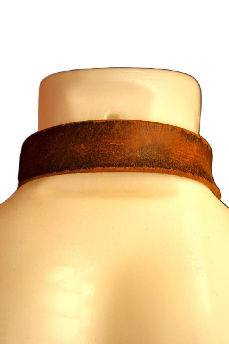 80s vintage δερμάτινο τσόκερ