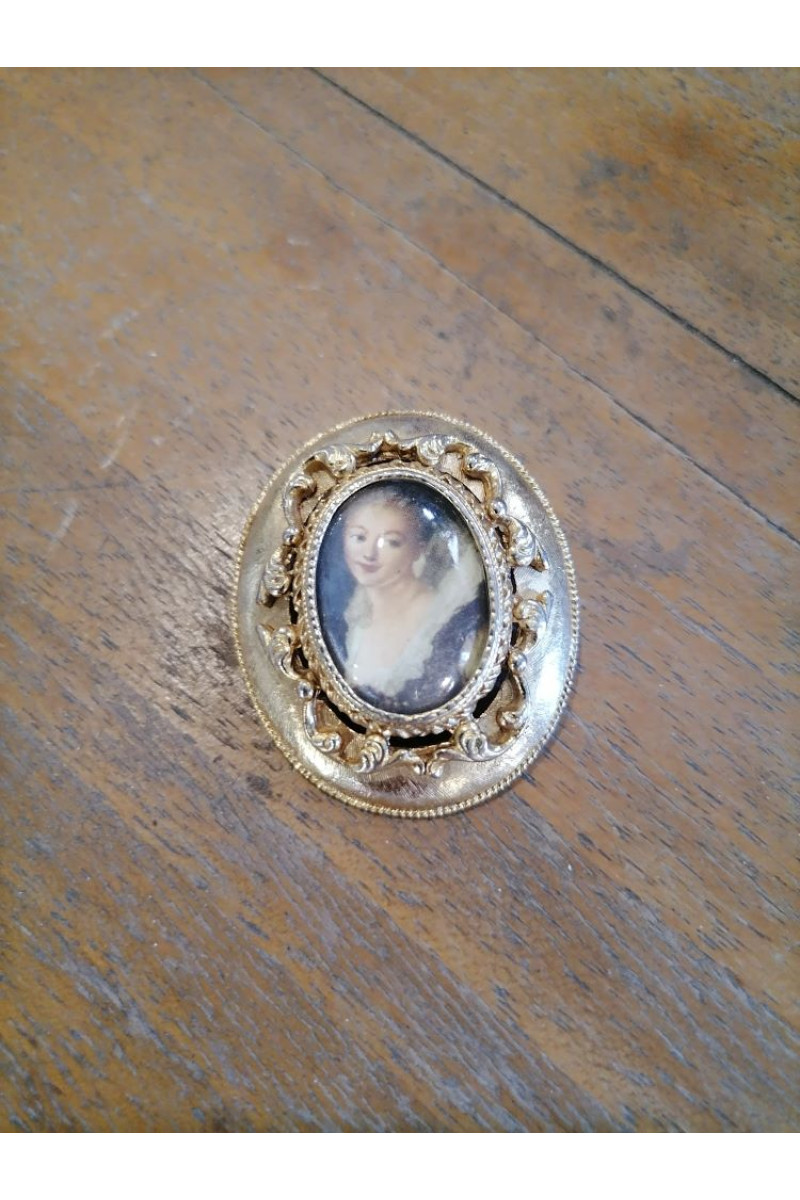 Vintage 90s καρφίτσα cameo