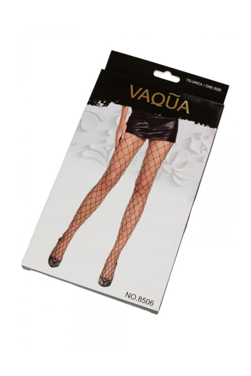 Μαύρο διχτυωτό καλσόν με στρας